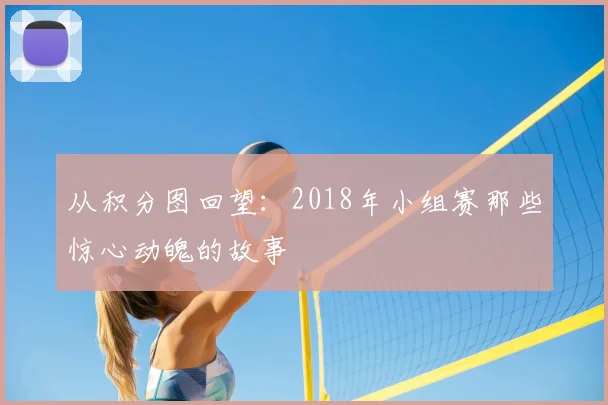 从积分图回望：2018年小组赛那些惊心动魄的故事